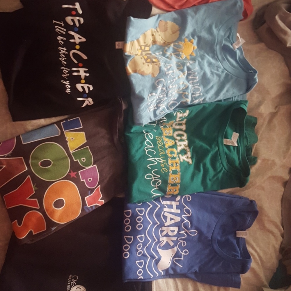 6 teacher shirts